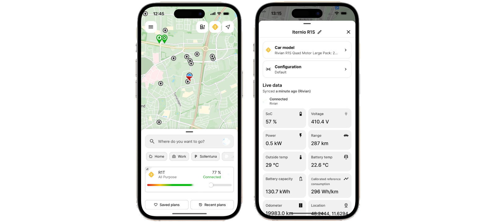You can now link your Rivian to A Better Routeplanner