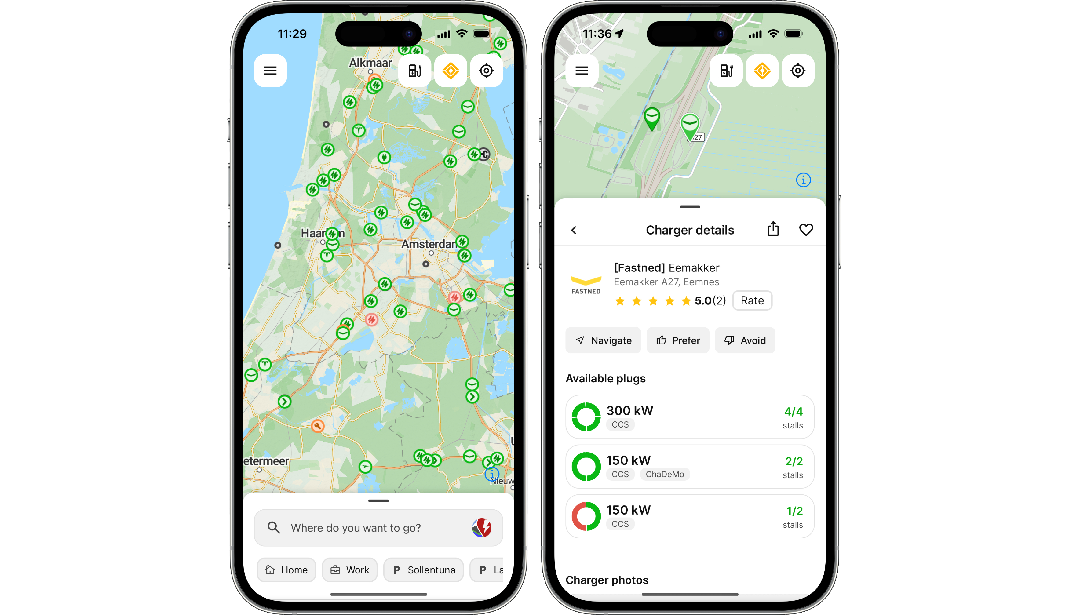 Real-time charger status for all